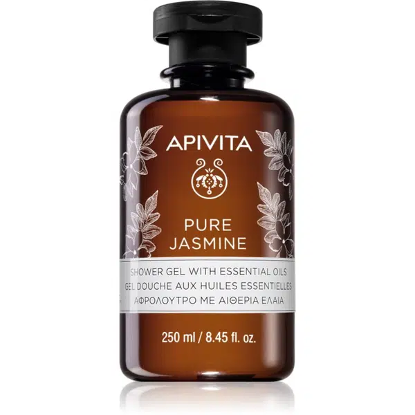 Apivita Pure Jasmine Shower Gel hydratačný sprchový gél s esenciálnymi olejmi 250 ml