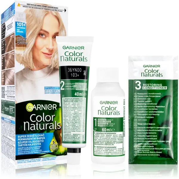 Garnier Color Naturals Creme farba na vlasy odtieň 101+ Platinum Ice 1 ks