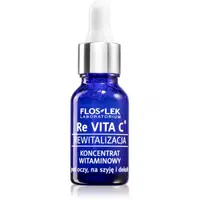 FlosLek Laboratorium Re Vita C 40+ vitamínový koncentrát na očné okolie, krk a dekolt 15 ml