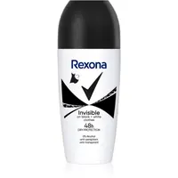 Rexona Invisible Black and White dezodorant roll-on proti bielym a žltým škvrnám 50 ml