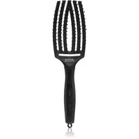 Olivia Garden Fingerbrush Double Bristles plochá kefa pre jednoduché rozčesávanie vlasov 1 ks