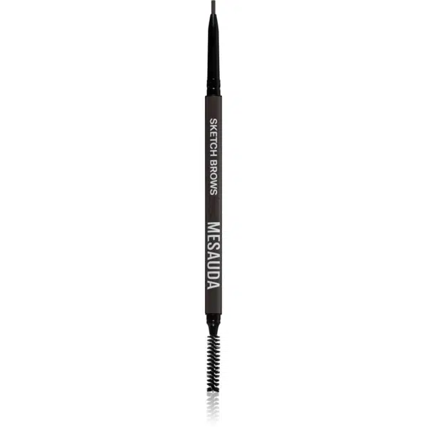 Mesauda Milano Sketch Brows automatická ceruzka na obočie s kefkou odtieň 104 Dark 0,09 g