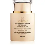 Collistar Even Finish Foundation+Primer 24h Perfect Skin make-up a podkladová báza SPF 15 odtieň 1 Ivory 35 ml