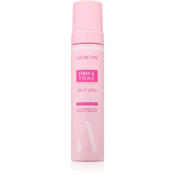 Azure Tan Firm & Tone samoopaľovacia pena na telo odtieň Dark To Ultra Dark 200 ml