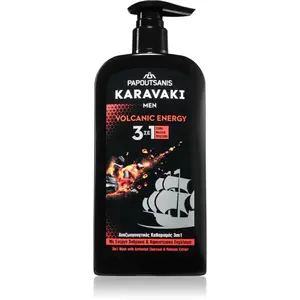 PAPOUTSANIS Karavaki Volcanic Energy čistiaci gél 3 v 1 550 ml