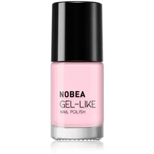 NOBEA Day-to-Day Gel-like Nail Polish lak na nechty s gélovým efektom odtieň #N68 Pink cream 6 ml