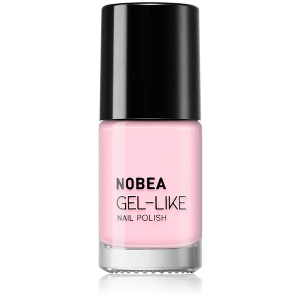 NOBEA Day-to-Day Gel-like Nail Polish lak na nechty s gélovým efektom odtieň #N68 Pink cream 6 ml