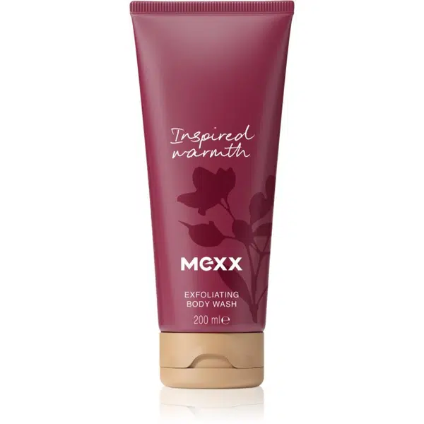 Mexx Inspired Warmth exfoliačný sprchový gél s parfumáciou 200 ml