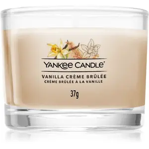 Yankee Candle Vanilla Crème Brûlée votívna sviečka glass 37 g