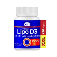 GS Vitamín Lipo D3, 1000 IU, XXL 567 g