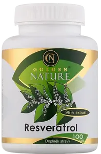 GOLDEN NATURE Resveratrol 98 % 100 kapsúl