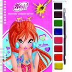 Omalovánky s vodovými barvami Winx Club