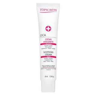 Topicrem CICA Soothing Cream vysušující reparativní sprej s obsahem mědi a zinku pro obnovu pleti 40 ml