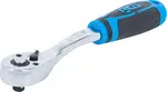 BGS technic Ráčna vyhnutá 1/4" s přepínací páčkou, 90 zubů - BGS 630