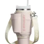 Obal na termohrnek s popruhem Stanley The All-Day Quencher Carry-All 0,89 l růžová barva