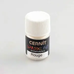 Efektový prášek Cernit 5g – Interference Red