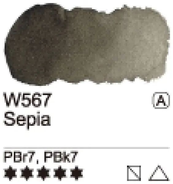 Akvarelová barva Mijello 15ml – 567 Sepia