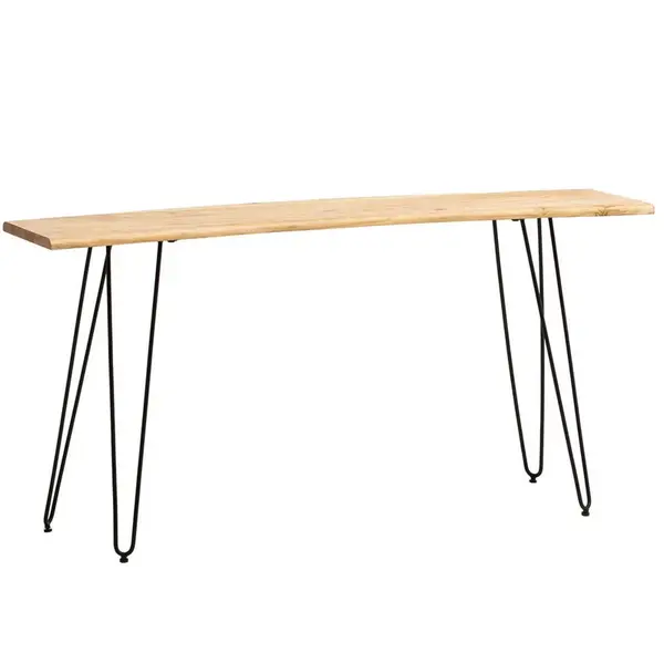 MID.YOU KONZOLOVÝ STOLEK, akácie, barvy akácie, 150/36/75 cm