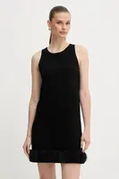 Šaty Twinset černá barva, mini, 252AP3012