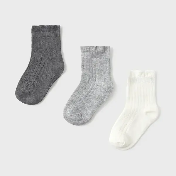 Dětské ponožky Mayoral šedá barva, 10011