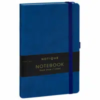 Notes Tmavě modrý, linkovaný