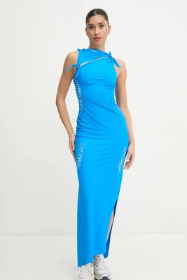Šaty Coperni x Puma modrá barva, maxi, 628424