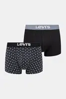 Boxerky Levi's 2-pack černá barva, 37149-1126