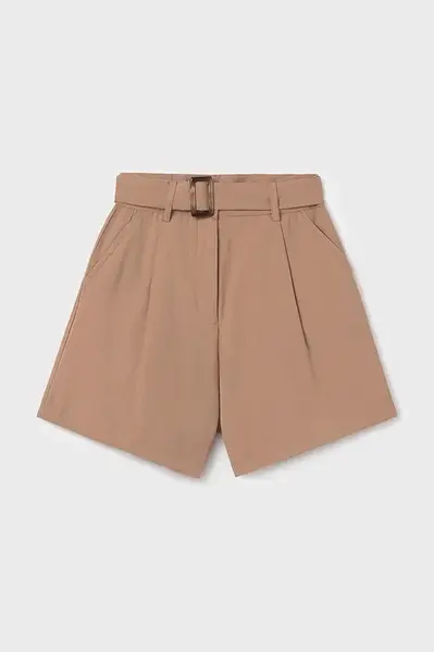 Dětské kraťasy Mayoral hnědá barva, nastavitelný pas, 7217