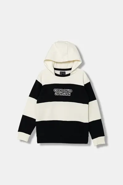 Dětská bavlněná mikina Emporio Armani