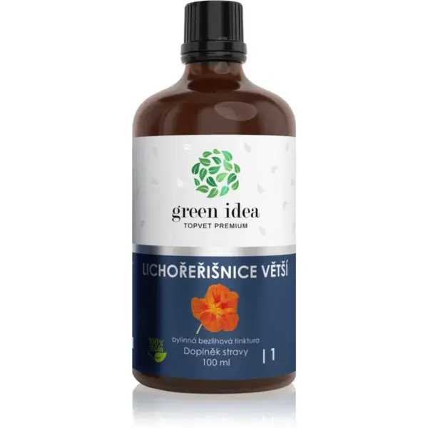 Green Idea Kapucínka väčší bezliehová tinktúra pre zdravie močových ciest 100 ml