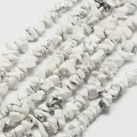 Natural Howlite Beads Strand
