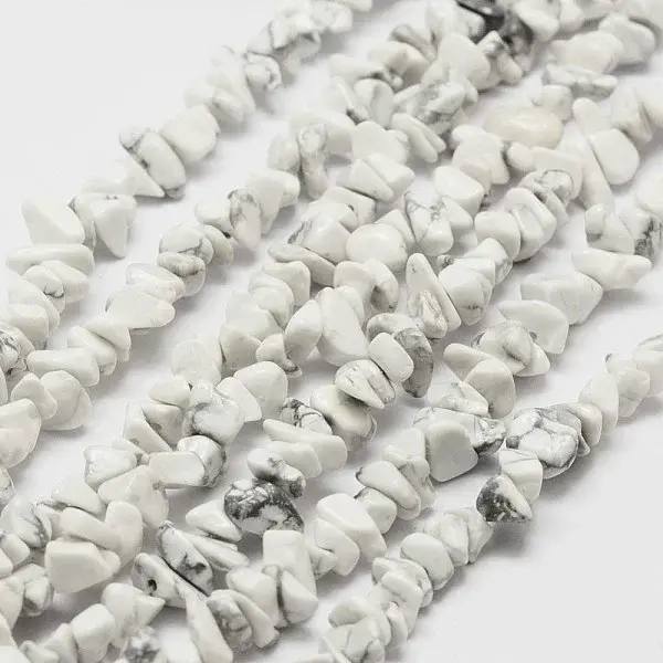 Natural Howlite Beads Strand