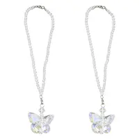 Butterfly Glass Car Hanging Pendant