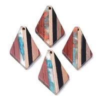 Resin & Walnut Wood Pendants