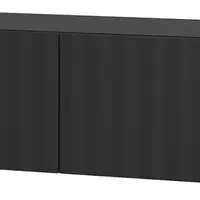Závesný tv stolík 154cm i vision - dub čierny/čierna