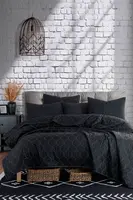 Prikrývka 200x220 + 2 vankúše tacca - čierná