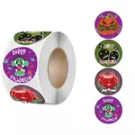 500Pcs Round Halloween Stickers