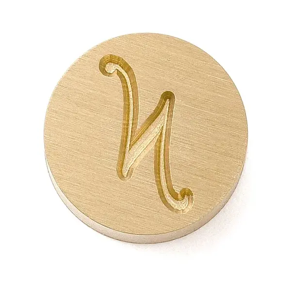 Golden Tone Brass Letter Stamps