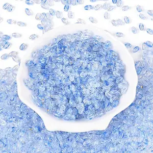 Baking Paint Transparent Glass Beads