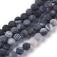 Natural Weathered Agate Beads Strands