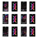 24Pcs 6 Style Printed Opaque Acrylic Pendants