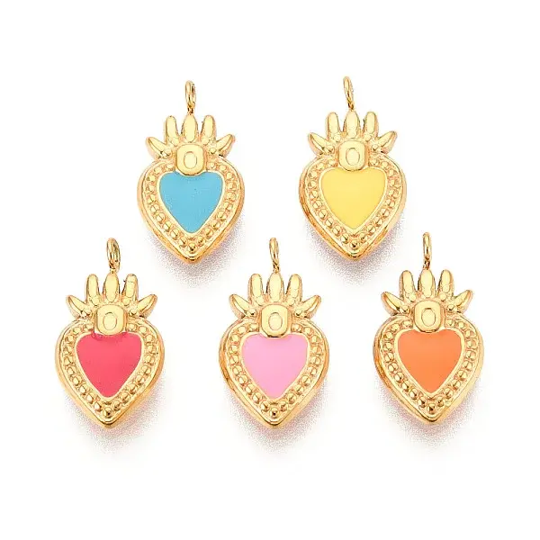 304 Stainless Steel Enamel Charms