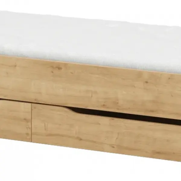 Prístelka 90x200 s úložným priestorom cody modular - dub