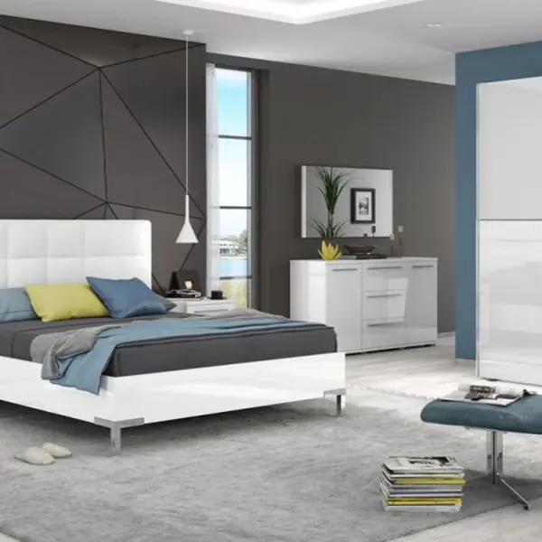 Ložnice 160 tiana - bílá