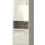 Vysoká vitrína s osvětlením tiana - béžová