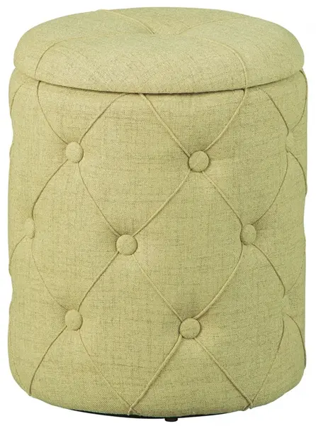 Puf s úložným prostorem ariel - zelená