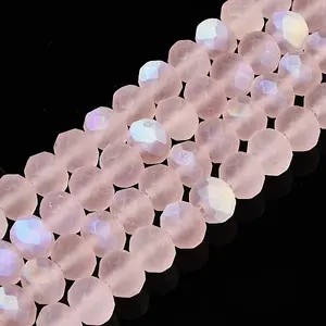 Transparent Glass Beads Strands