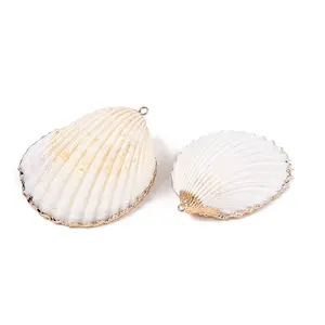 Natural Scallop Shell Big Pendants