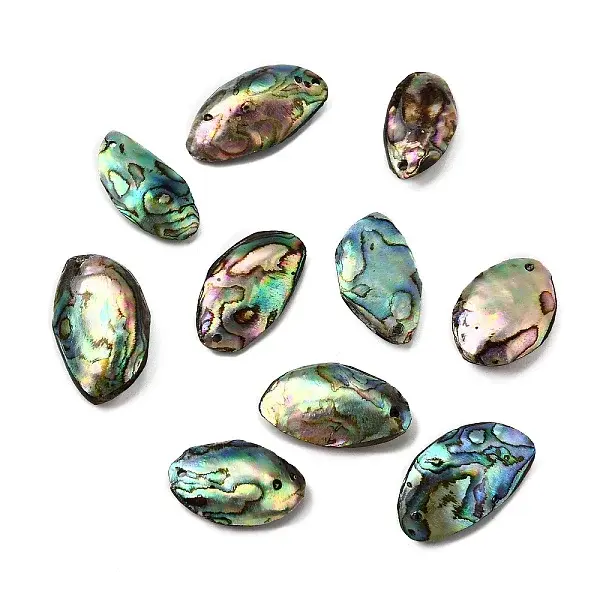 Natural Paua Shell Pendants