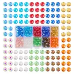 200Pcs 10 Color Electroplate Glass Bead Strands